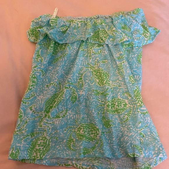 Lilly Pulitzer Get Crackin' Tube Top - Picture 3 of 3